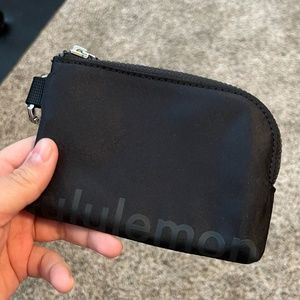 SOLD Lululemon Clippable Card Pouch - Black